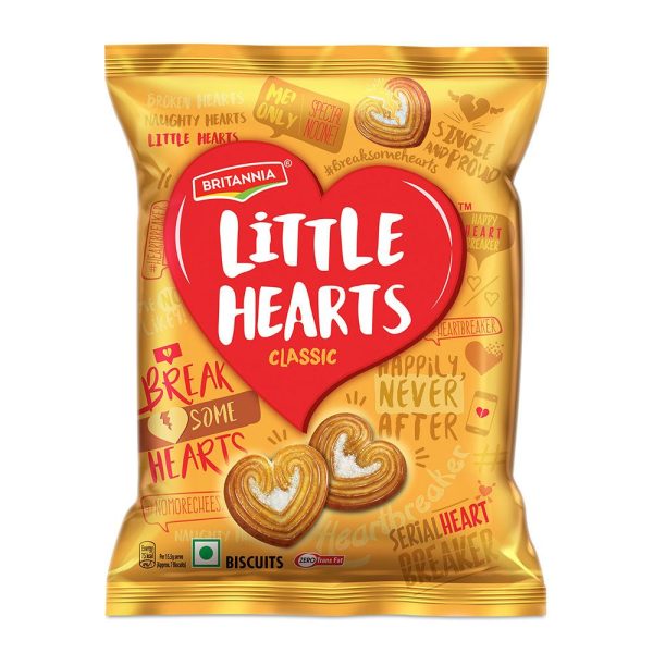 Britannia Little Hearts Biscuits 26Gm