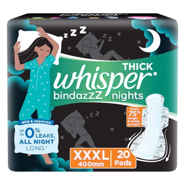 Whisper Night Xxxl 20Pcs