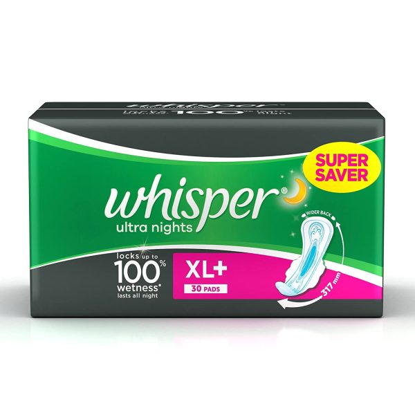 Whisper Xl Wings Night 10+2 Each
