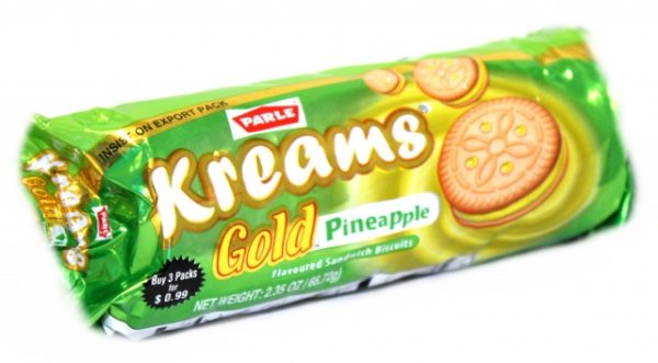 Parle Creams Gold Pineapple Biscuit 80 G