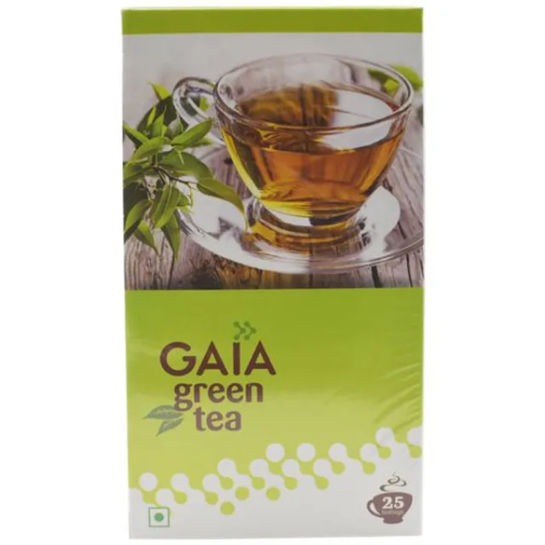 Gaia Green Tea 25 Tea Bags Each