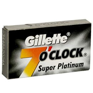 Gillette 7 O Clock Super Platinum Each