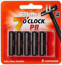 Gillette 7"O" Clock Pii Blade Each
