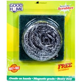 Good Home Steel Scrubber Each