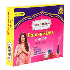 Hari Darshan 4 In 1 Dhoop 16 Sticks Each