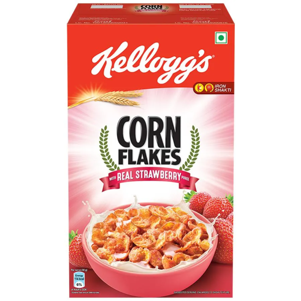 Kelloggs Corn Flakes Strawberry 300Gm