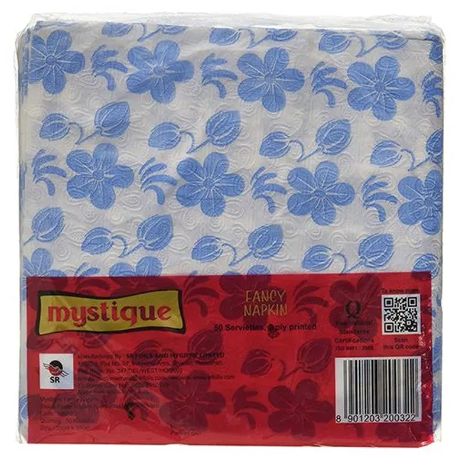Mystique Fancy Napkins 50 Pcs