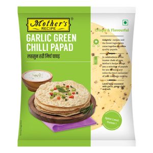 Mothers Papad Garlic Green Chilli 200 G