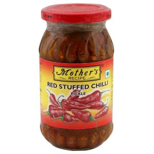 Mothers Red Stuffed Chilli Pickle 400Gm