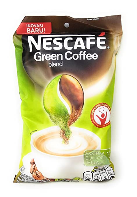 Nescafe Green Coffee Blend Pouch 10Pcs