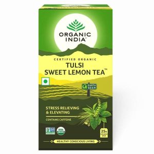 Organic India Tulsi Sweet Lemon Tea Bag 25Pcs