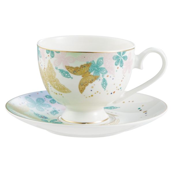 Plate Butterfly 12 Pcs Set