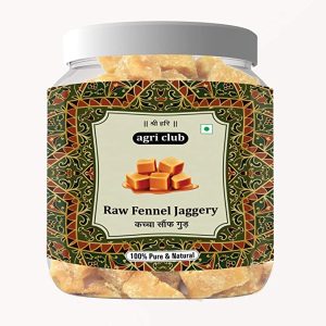 Pure Gur Jaggery Saunf Cubes 500 G