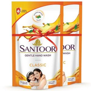 Santoor Hand Wash Gentle Classic 185Ml Refill