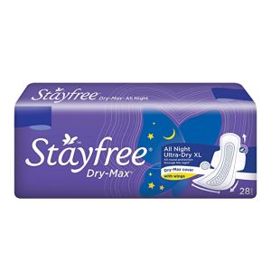 Stayfree Dry Max Ultra Thin All Night 28 Pads