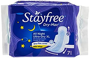 Stayfree Dry Max Ultra Thin All Night 7 Pads