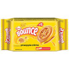 Sunfeast Bounce Pineapple Cream Biscuits 40Gm