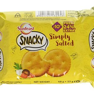 Sunfeast Snaky Classic Salted Biscuits 62Gm