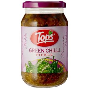 Tops Pickle Green Chilli 500 G
