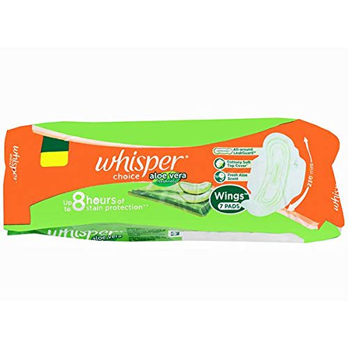 Whisper Choice Regular Aloe Vera 7Pcs