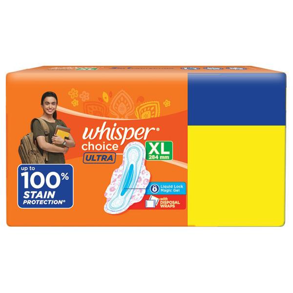 Whisper Xl Wings Night 20 Pads Each