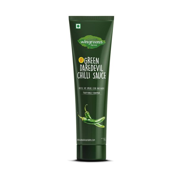 Wingreens Green Daredevil Chilli Sauce 130Gm