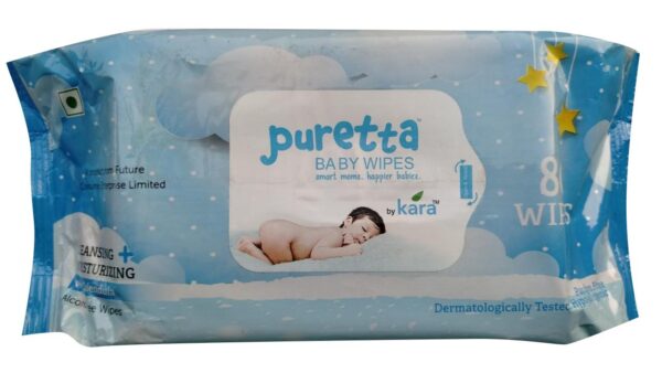 Puretta Baby Wipes Chamomile 40 Pcs Each